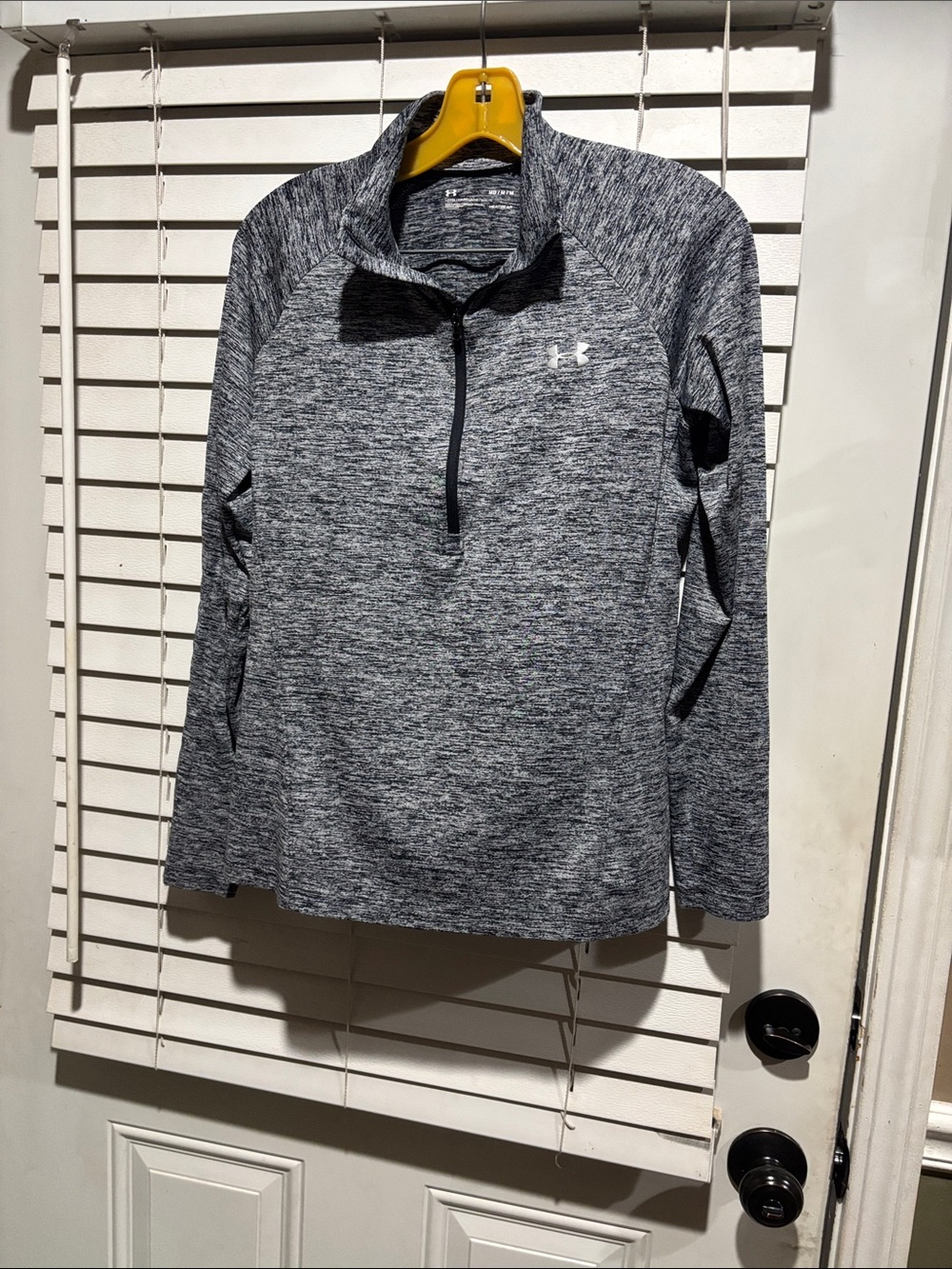 Under Armour Women's Heather Gray Quarter-Zip Pullover